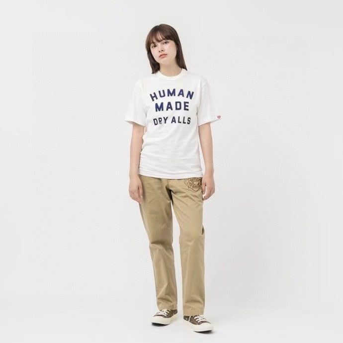 Human made字母tee