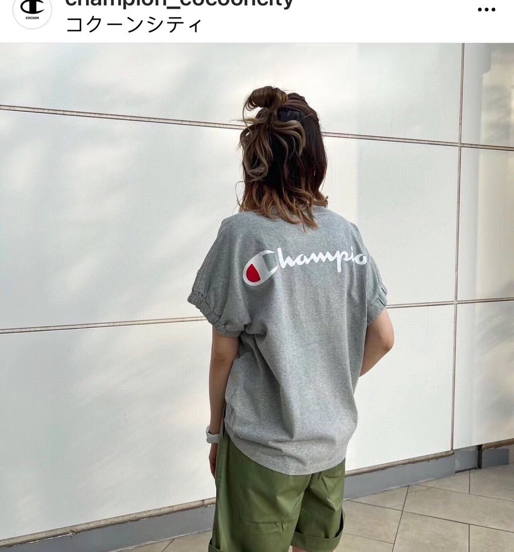 Champion logo印花tee