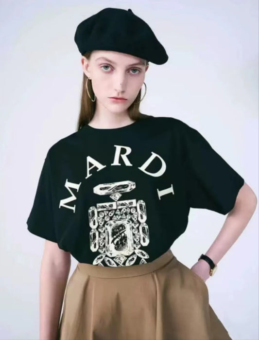 Mardi Mercredi 香水logo tee