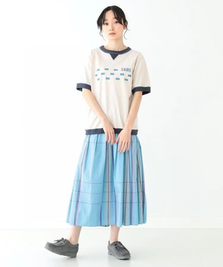 Beams 撞色tee