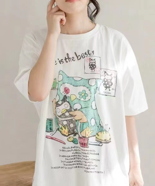 Scolar owl tee