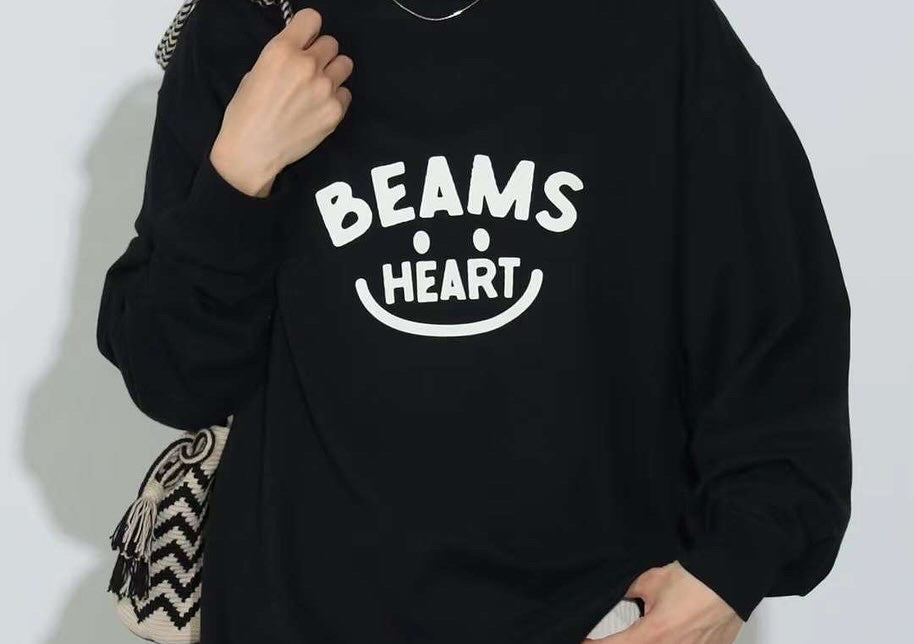 Beams boy smile長袖tee