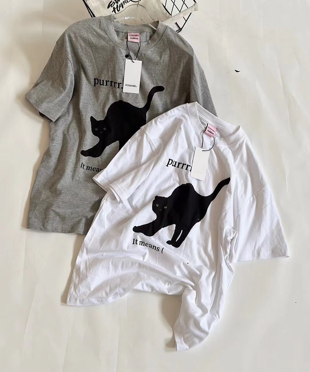 韓國ITZAVIBE Cat tee