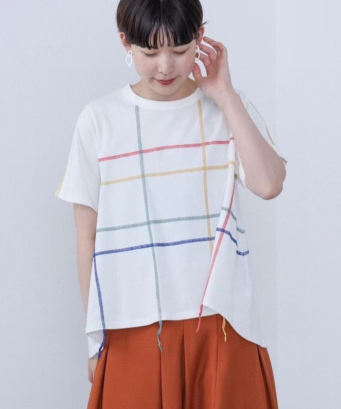 Beams 彩色明線tee