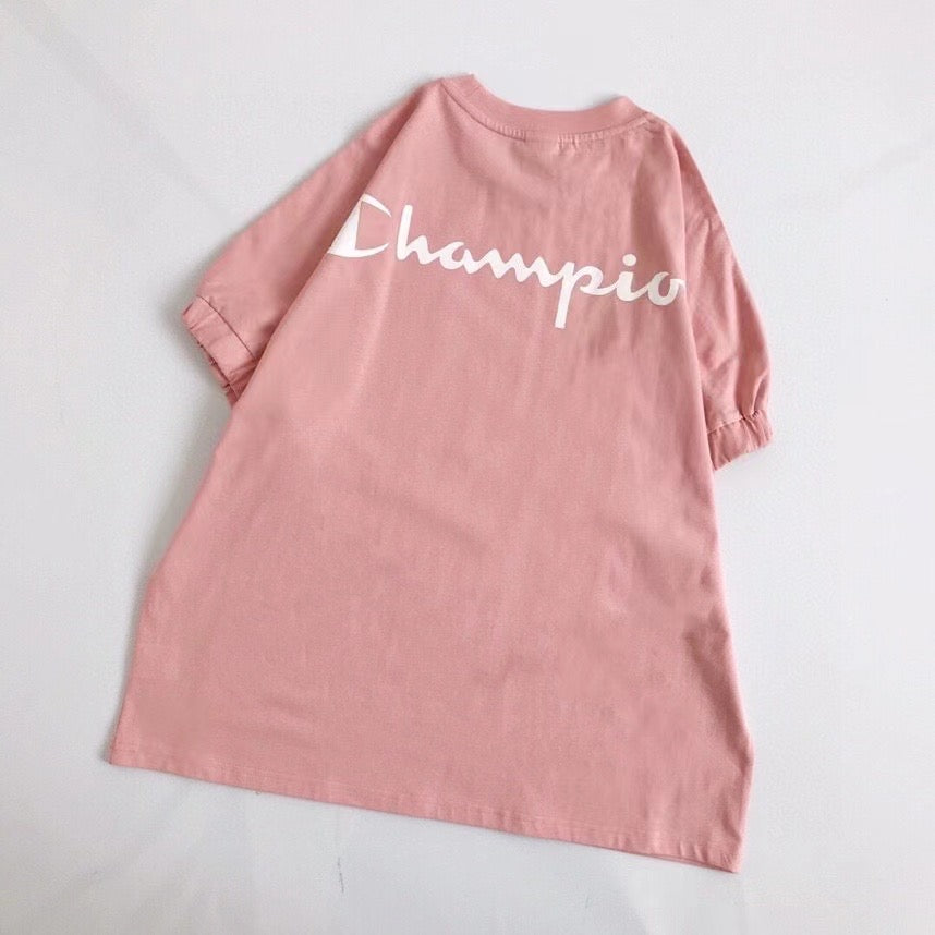 Champion logo印花tee