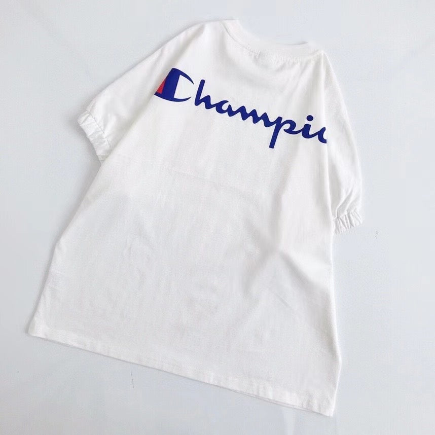 Champion logo印花tee