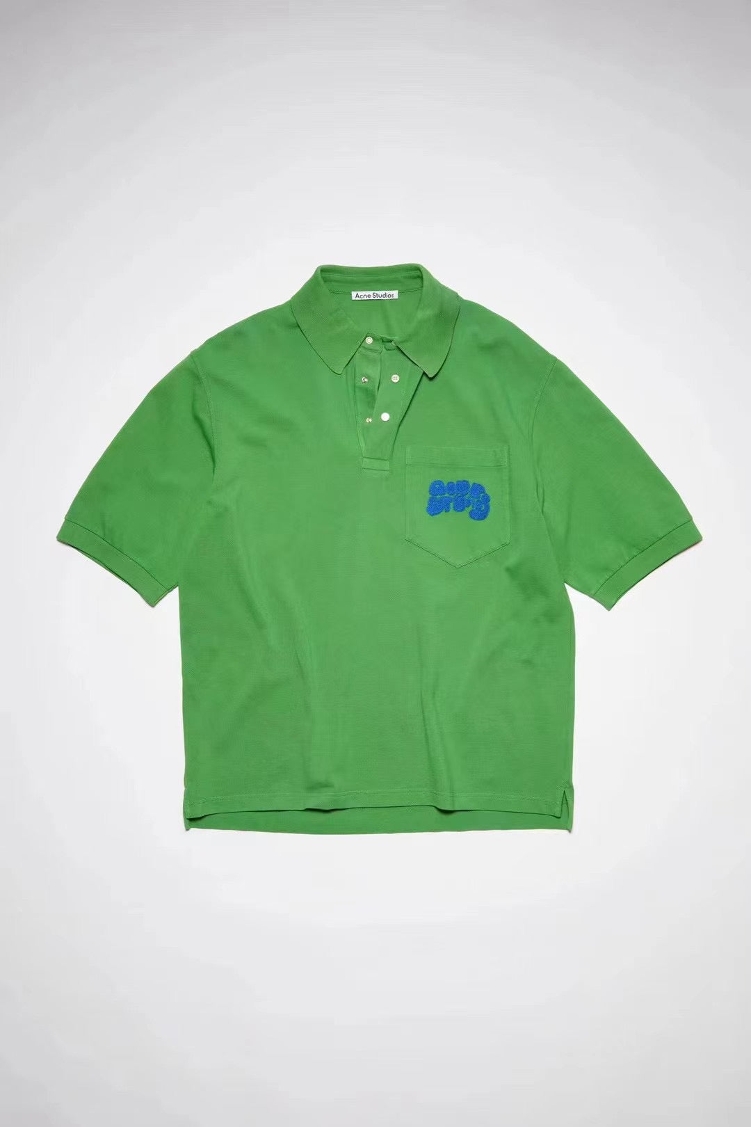 ACNE STUDIOS BUBBLE LOGO POLO T-SHIRT