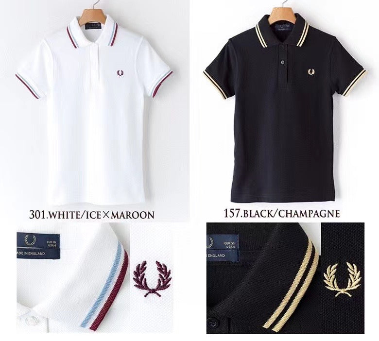 Fred Perry 撞色Polo shirt