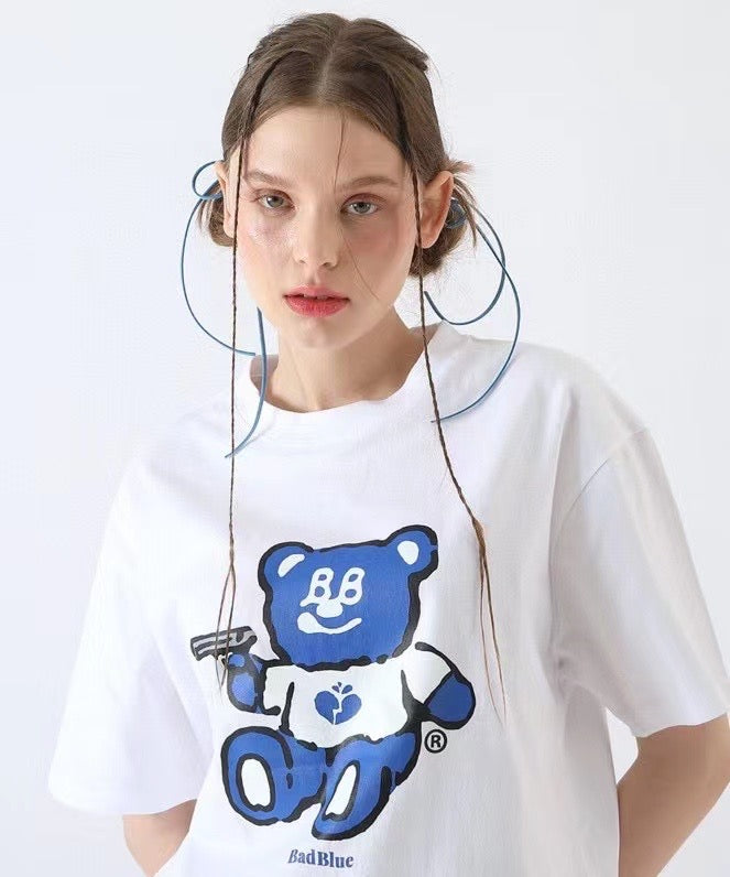 韓國bad bear gun tee