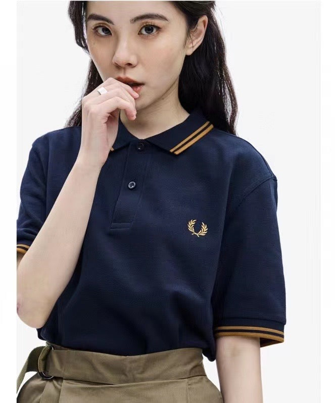 Fred Perry 撞色Polo shirt