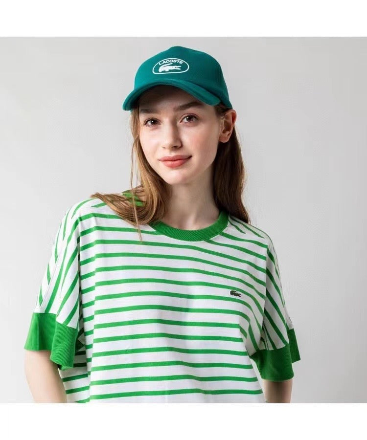 Lacoste 間條tee