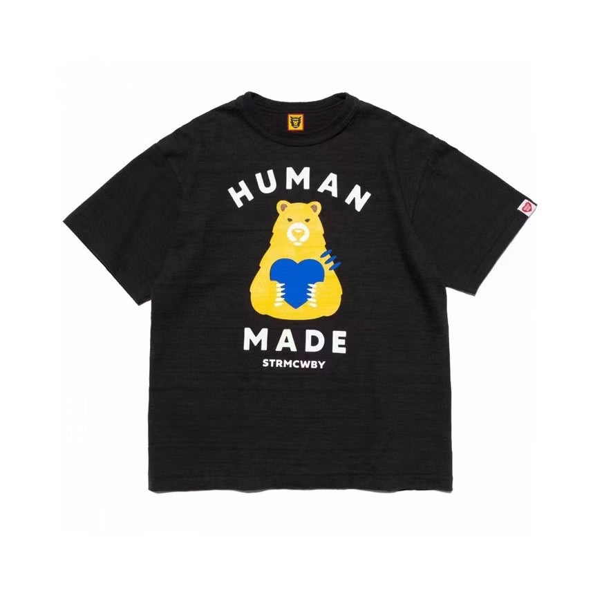 Human made bear heart tee