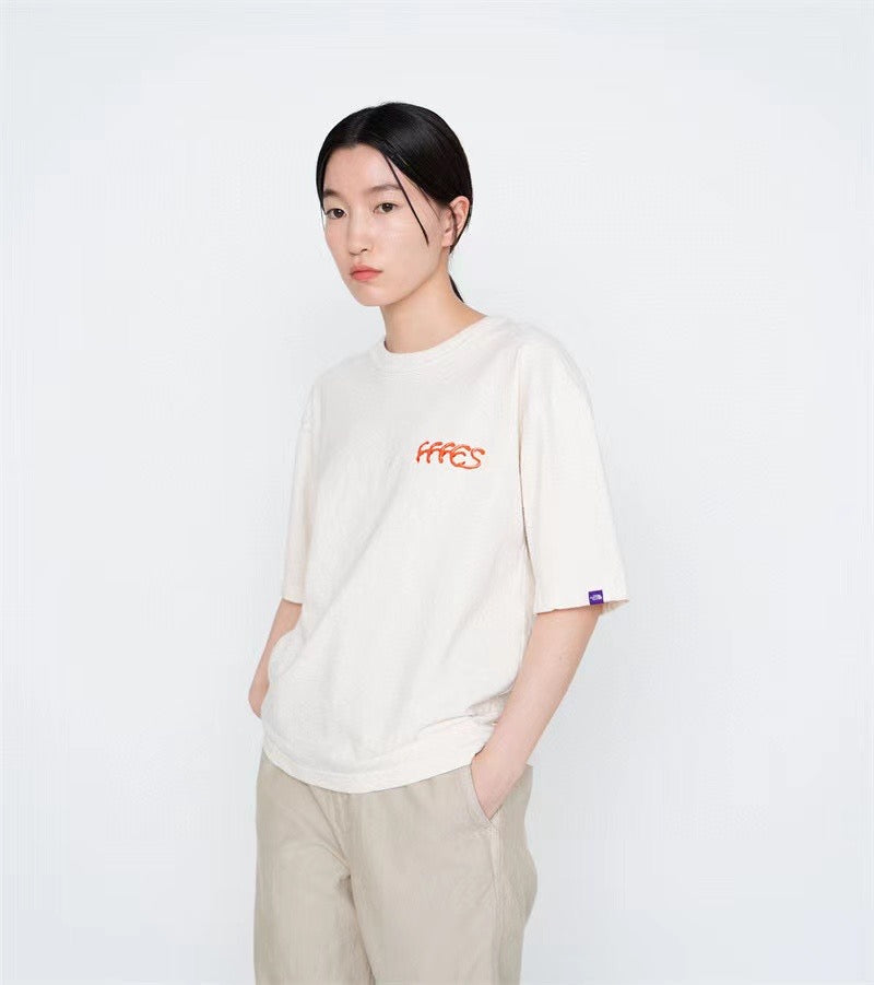 The north face 印花tee