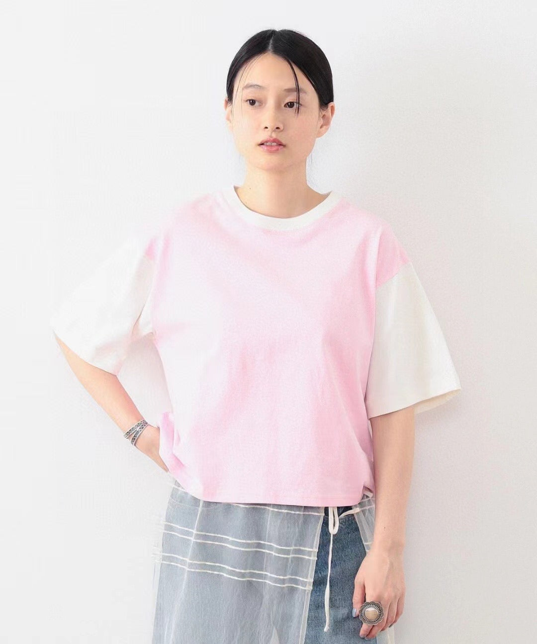 Beams boy撞色tee