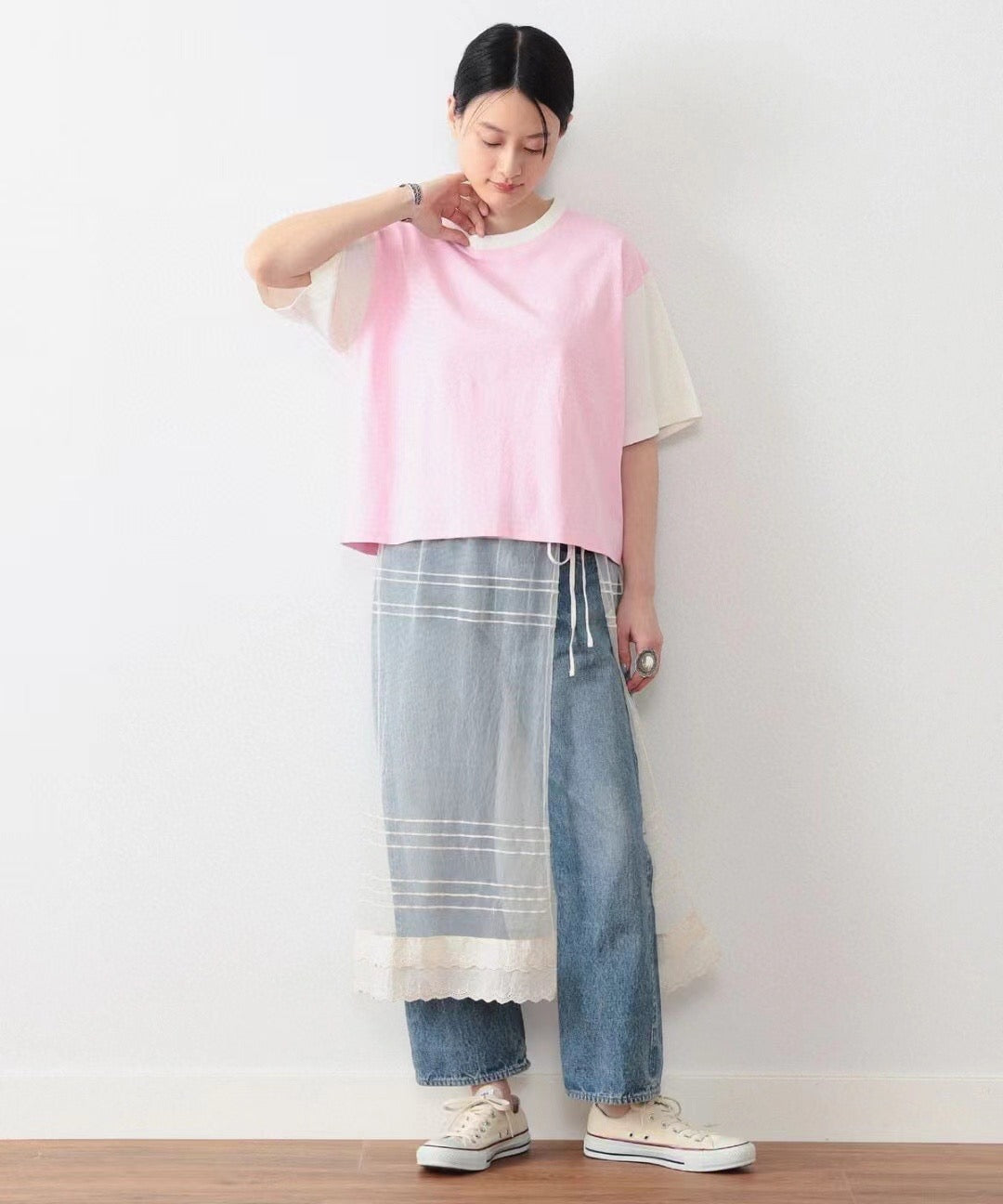 Beams boy撞色tee