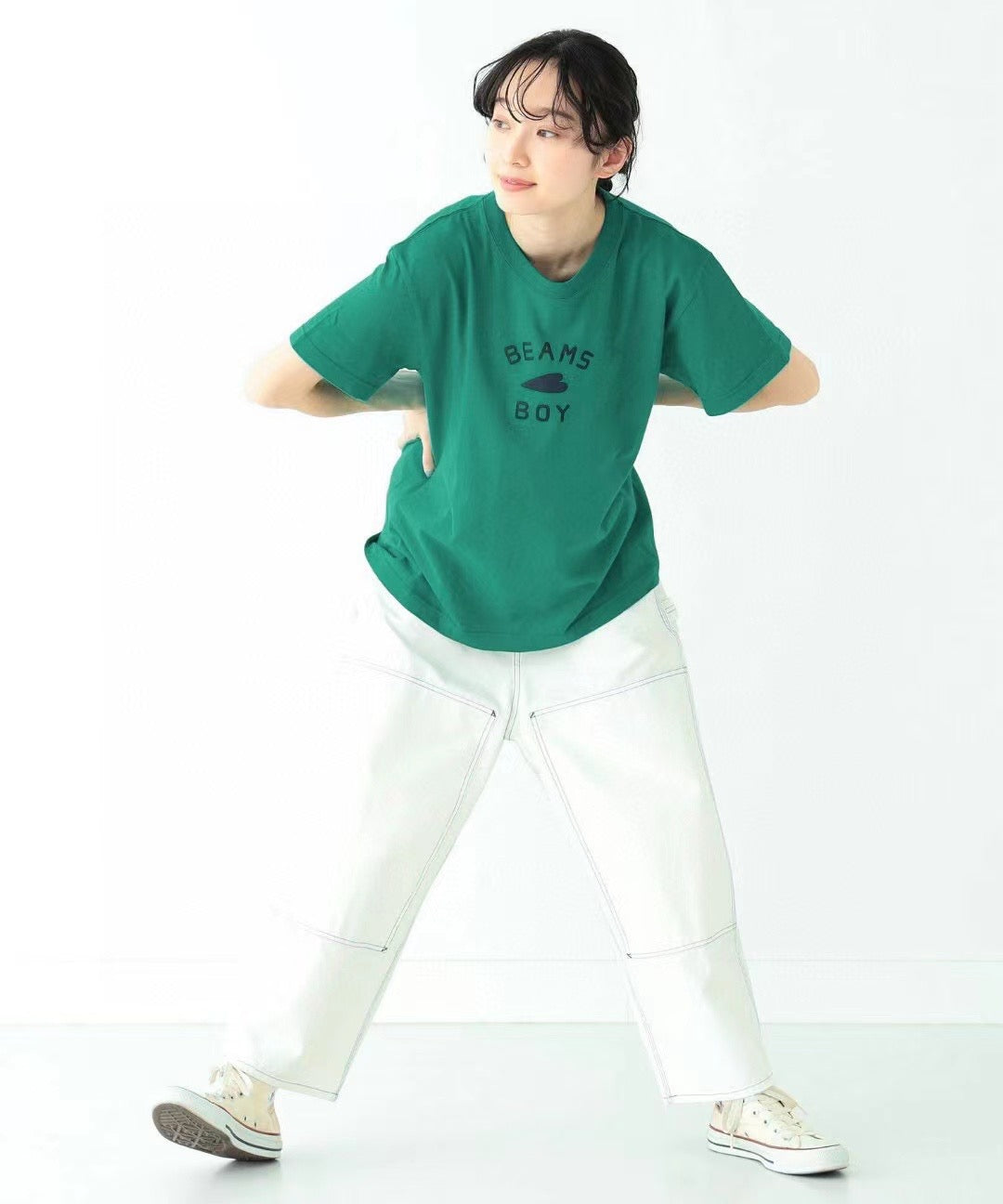 Beams boy logo tee