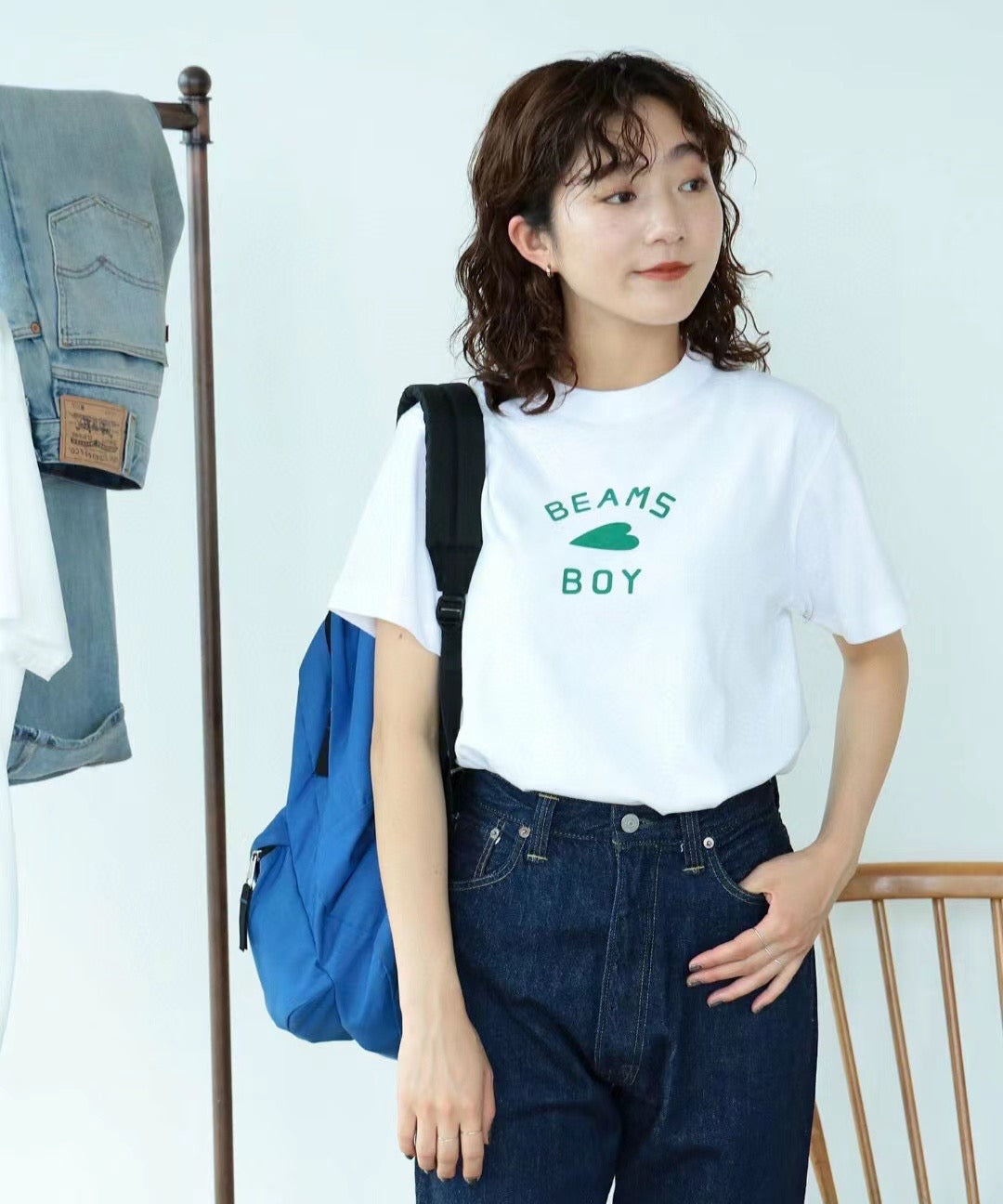 Beams boy logo tee