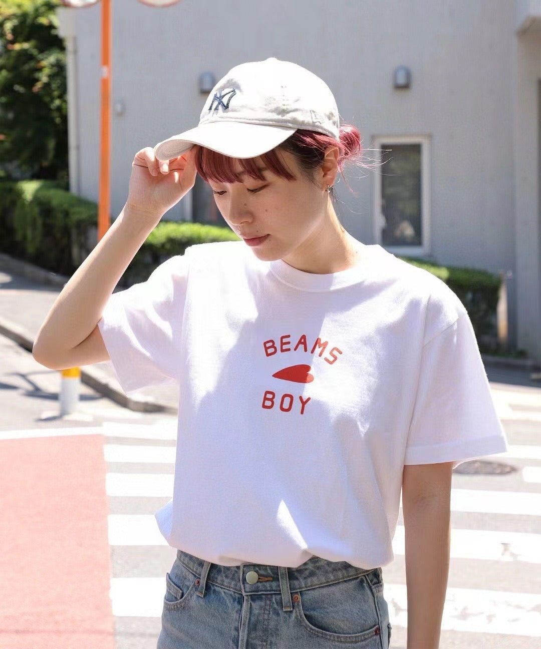 Beams boy logo tee