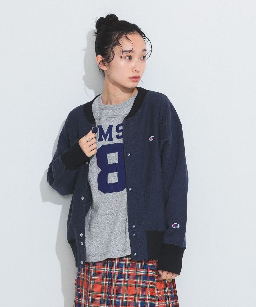 Champion x best sale beams bomber jacket