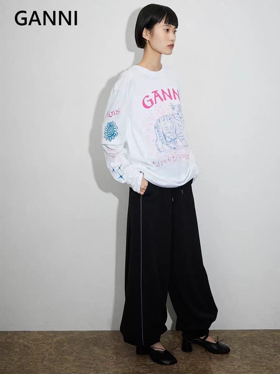 日單Ganni Cat tee