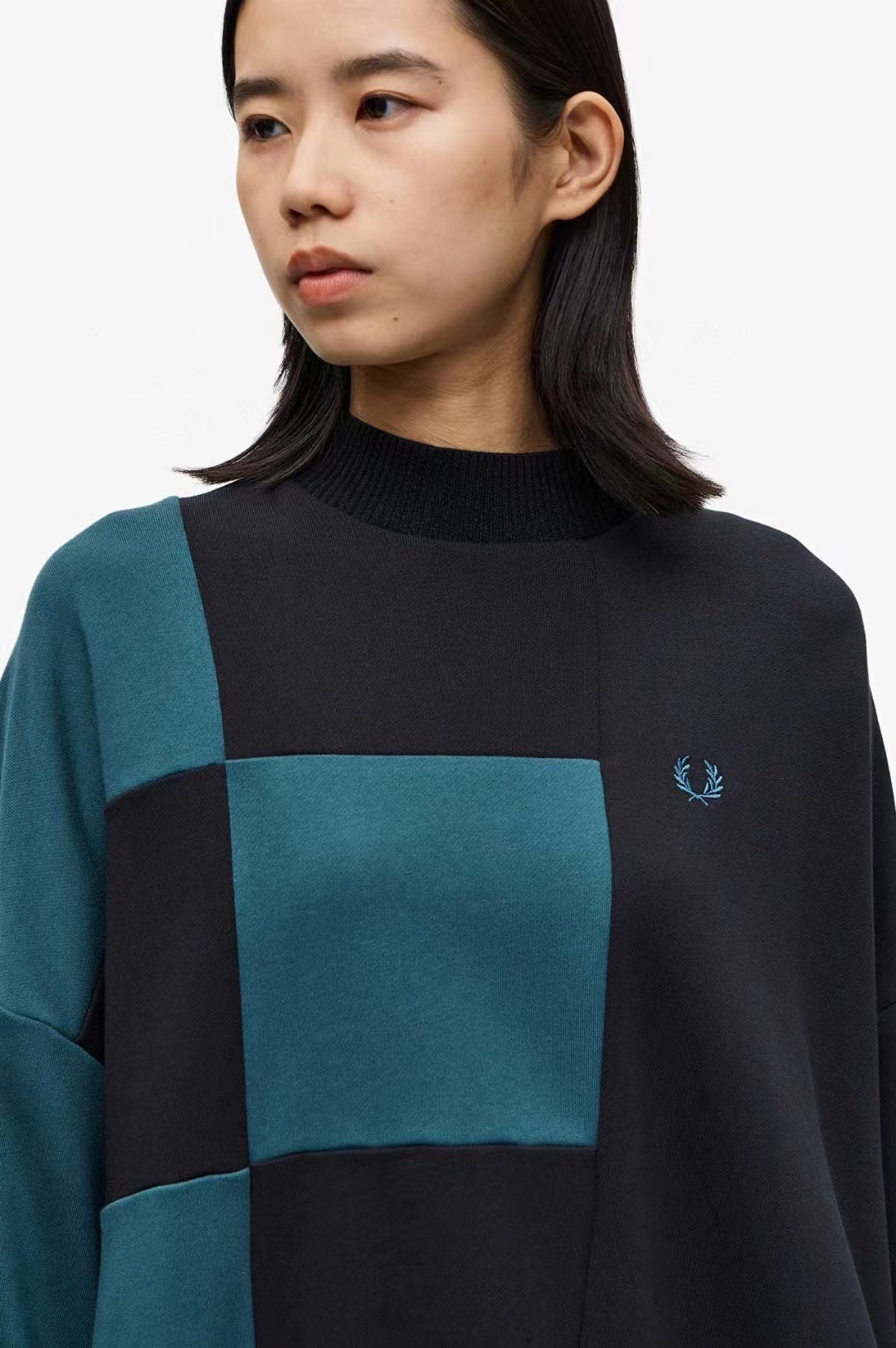 Fred perry 格仔接拼衛衣