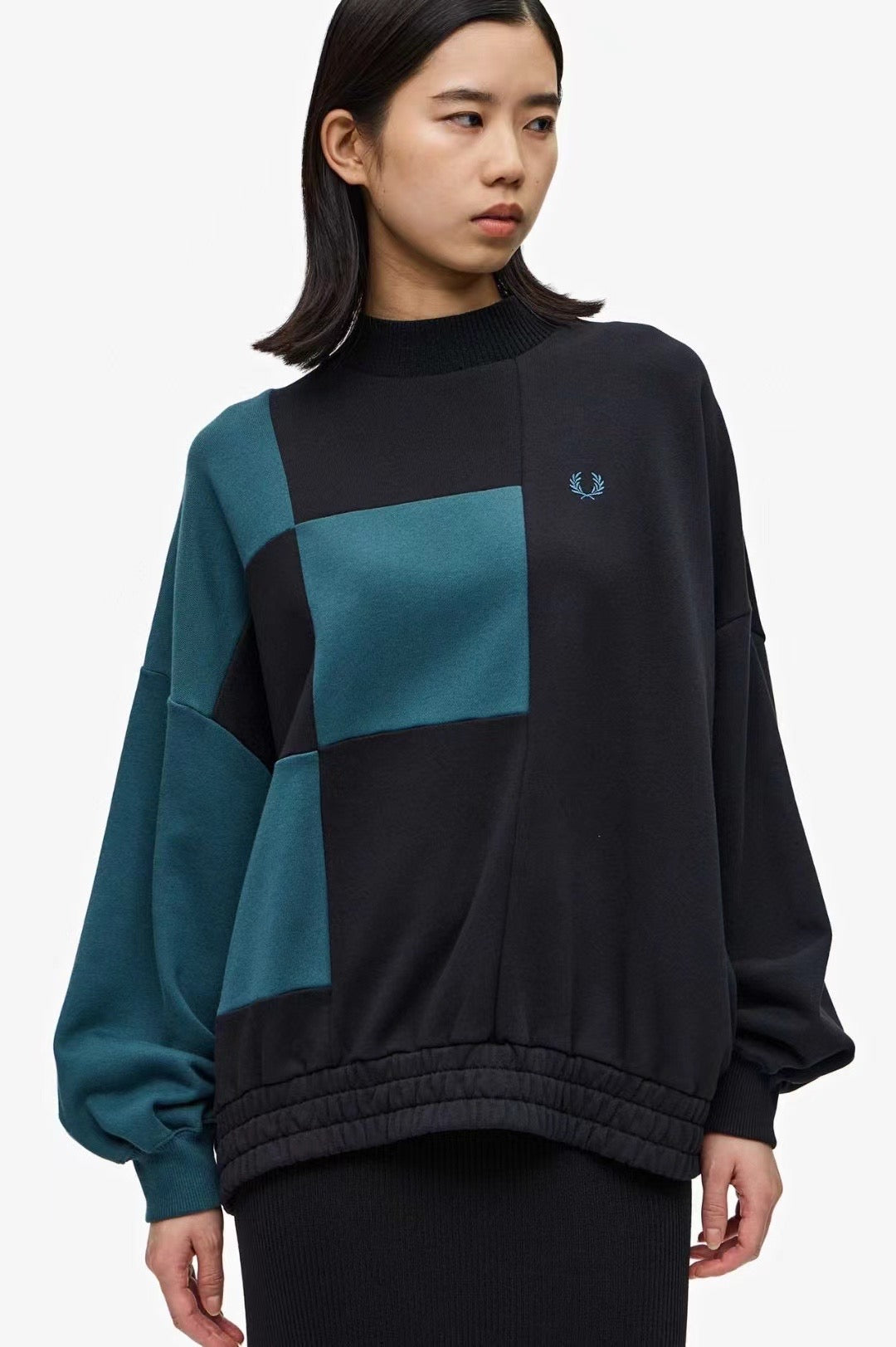 Fred perry 格仔接拼衛衣