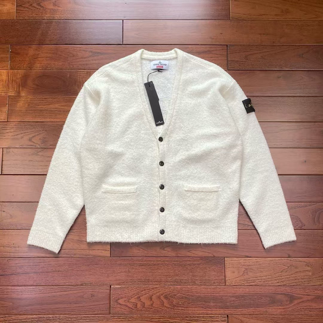 Supreme x stone land 羊毛針織Cardigan&nbsp;