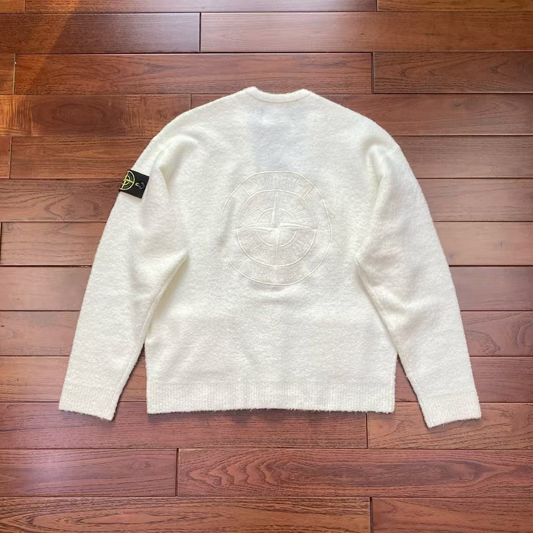 Supreme x stone land 羊毛針織Cardigan&nbsp;