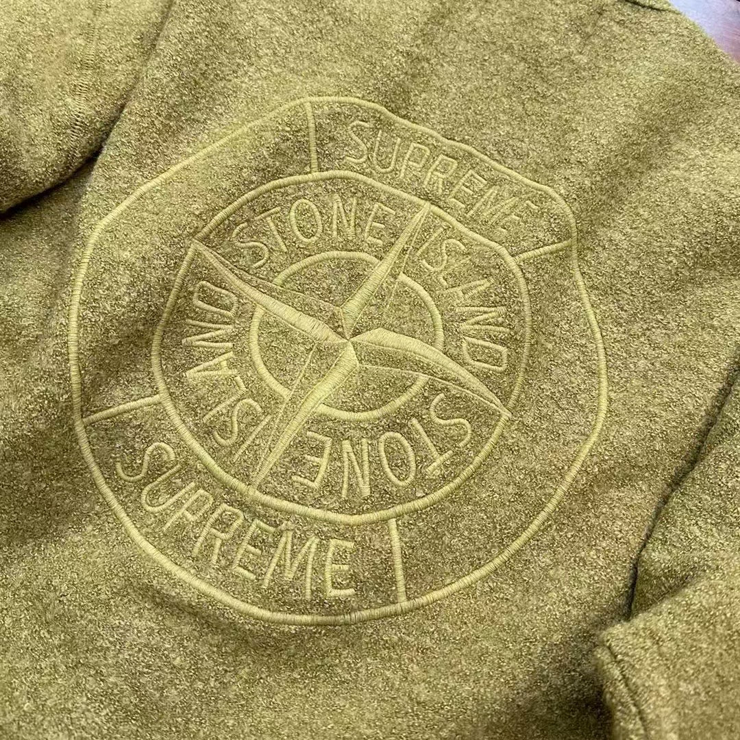 Supreme x stone land 羊毛針織Cardigan&nbsp;