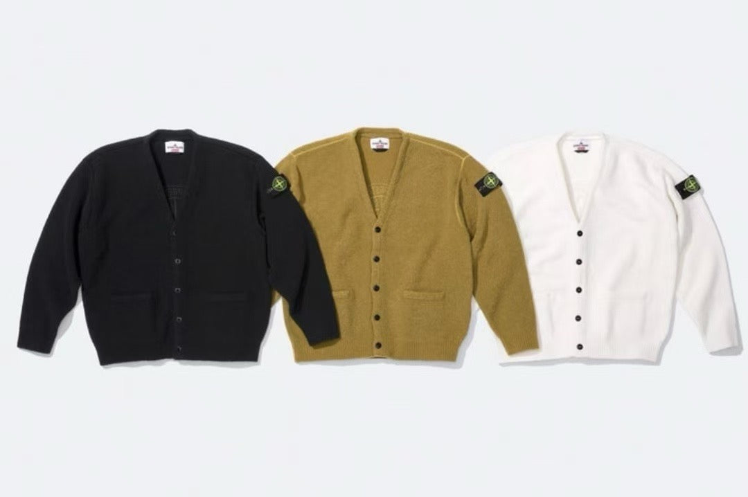 Supreme x stone land 羊毛針織Cardigan&nbsp;