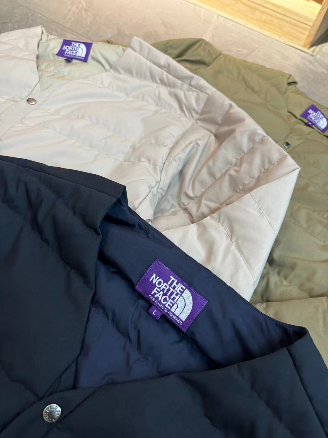TNF紫標羽絨