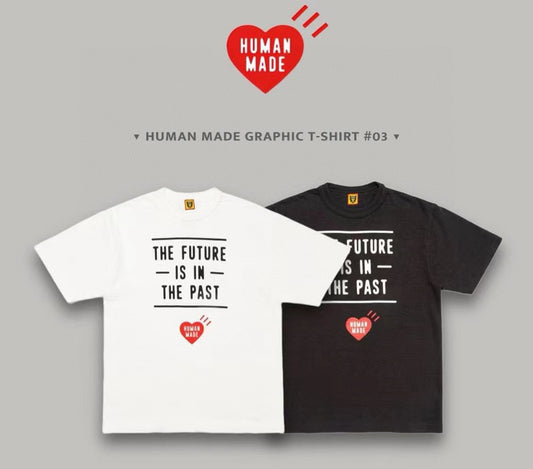 Human made 字母 tee