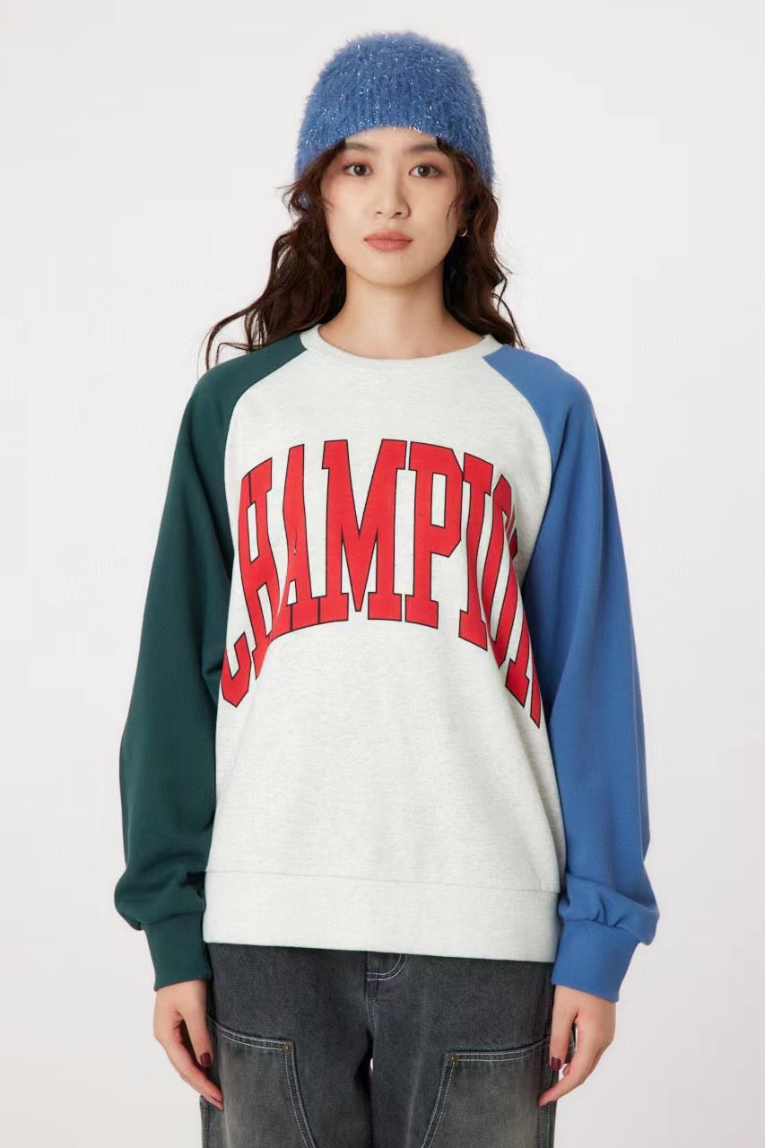 Champion logo 印花衛衣