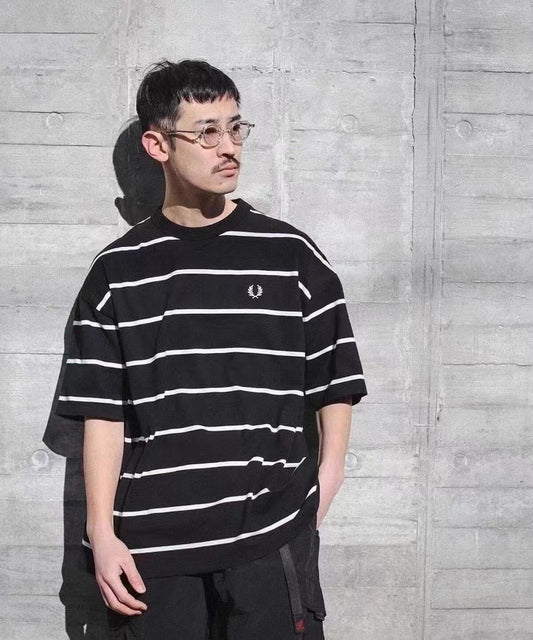 Fred perry x beams 間條tee