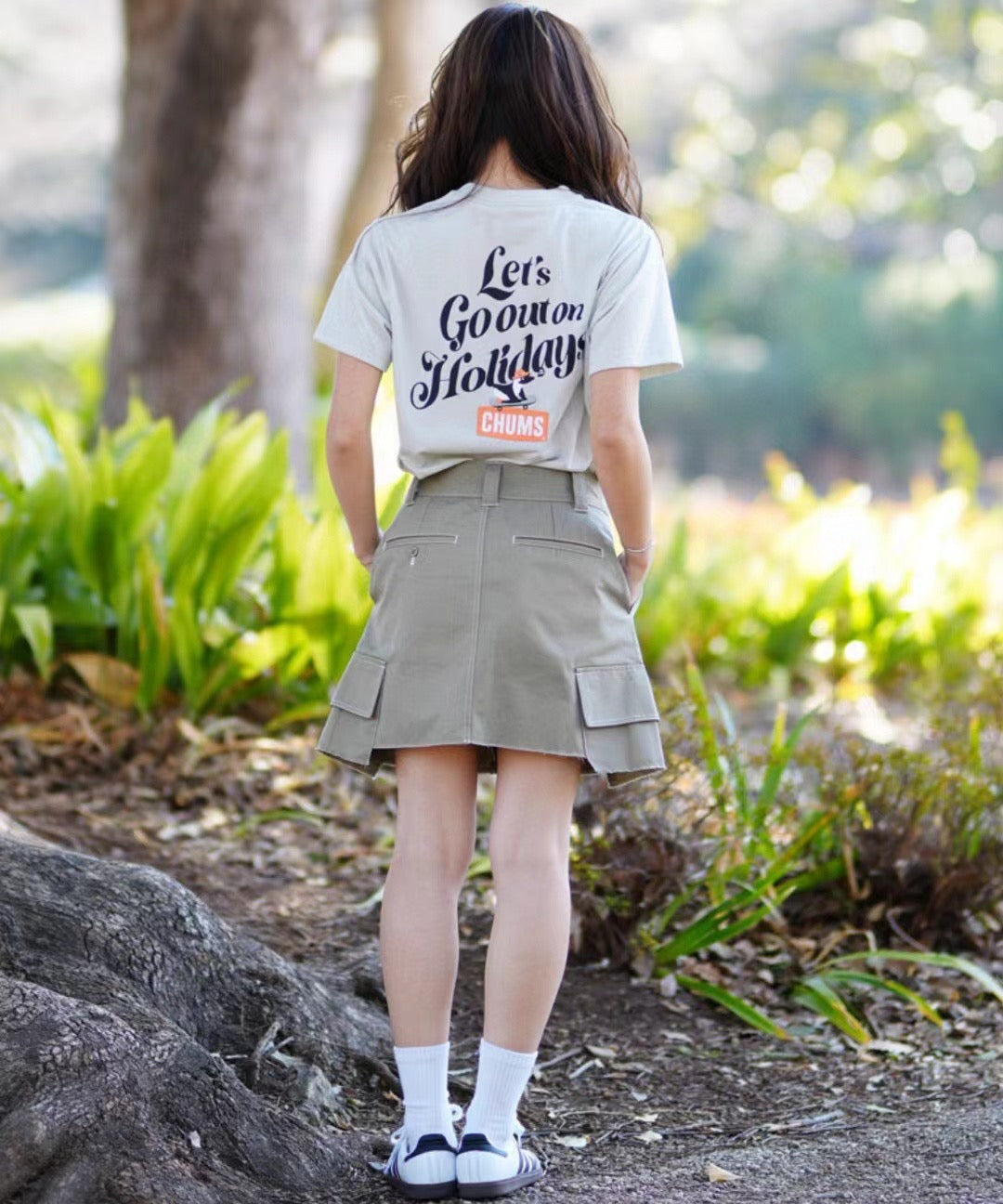 Chums字母 logo tee