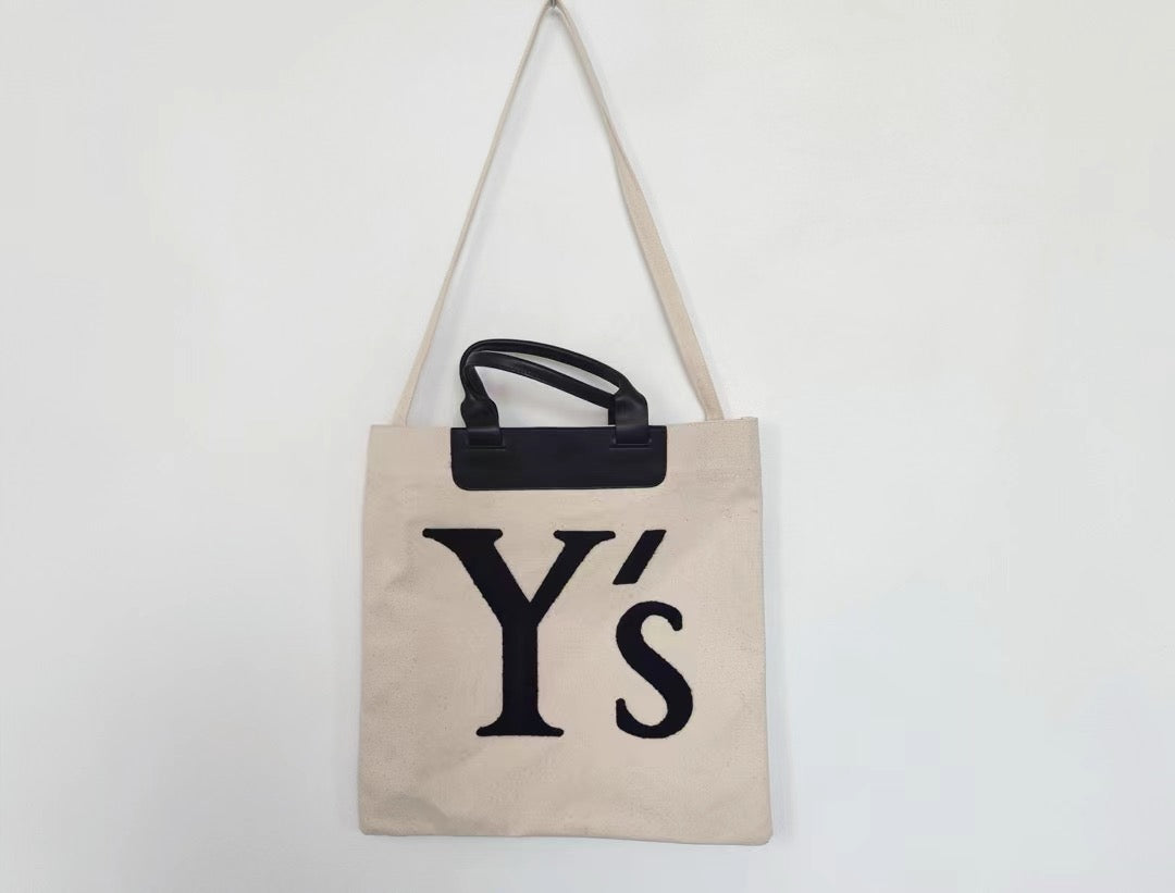 Yohjiyamamoto tote bag