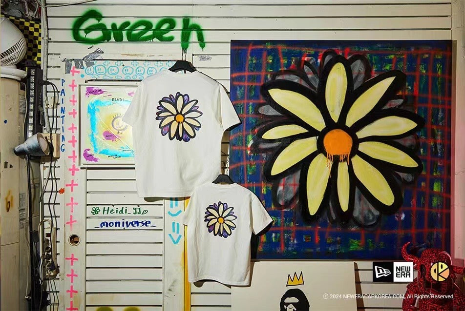 NEW ERA flower tee