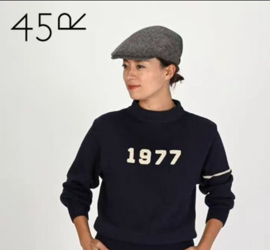 45R 1977 logo羊毛sweater