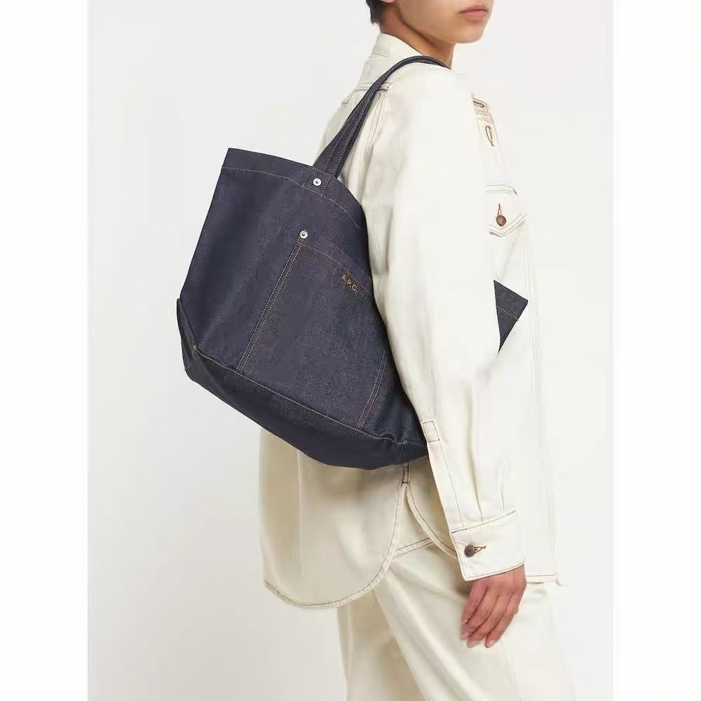 A.P.C牛仔tote bag