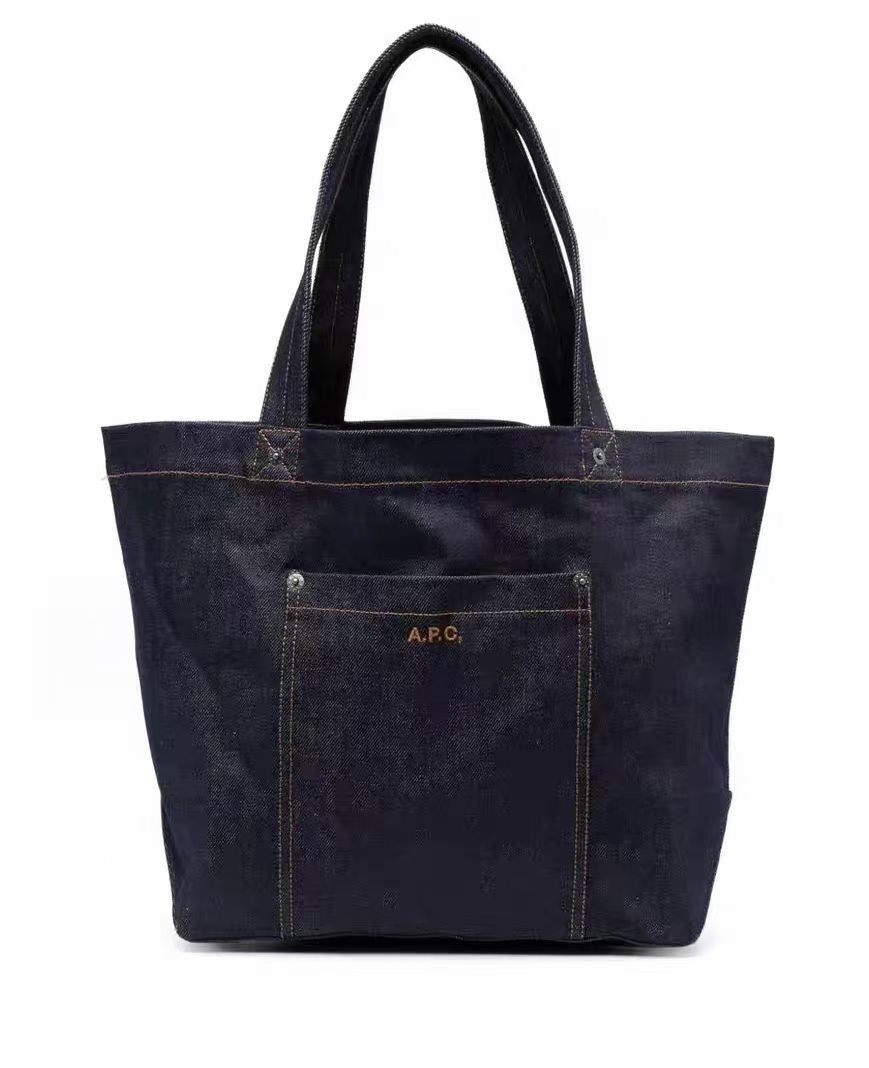 A.P.C牛仔tote bag