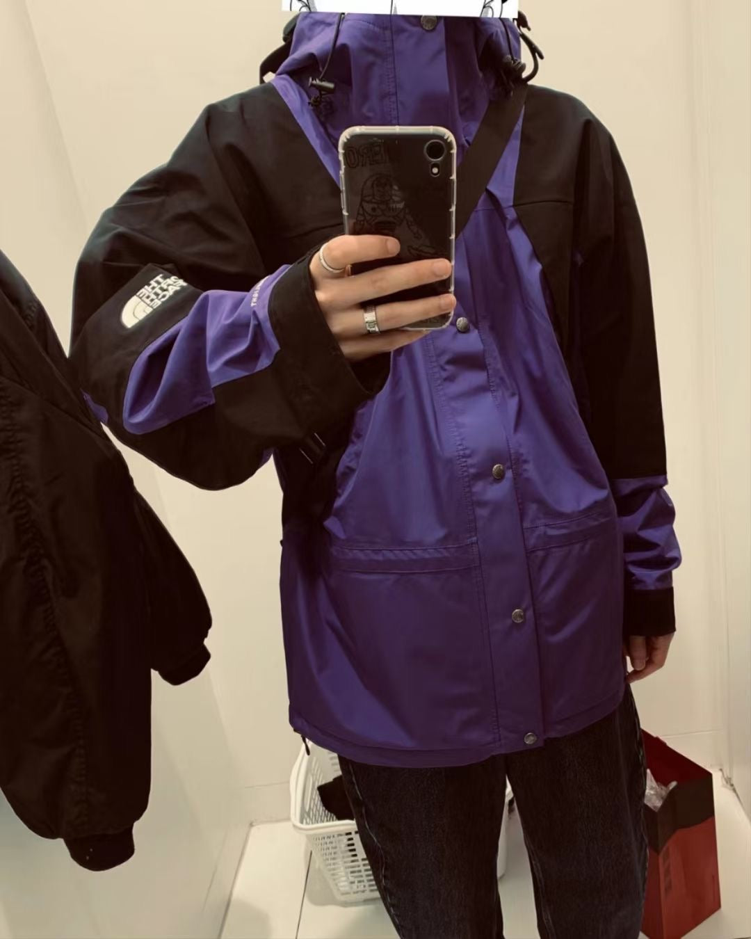 TNF Gore-tex接拼jacket