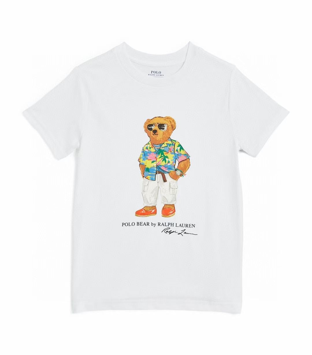 Polo bear 夏威夷印花tee