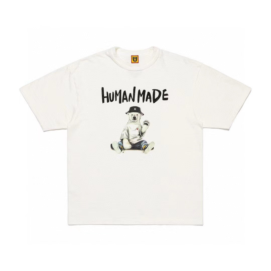 Human made polar bear tee