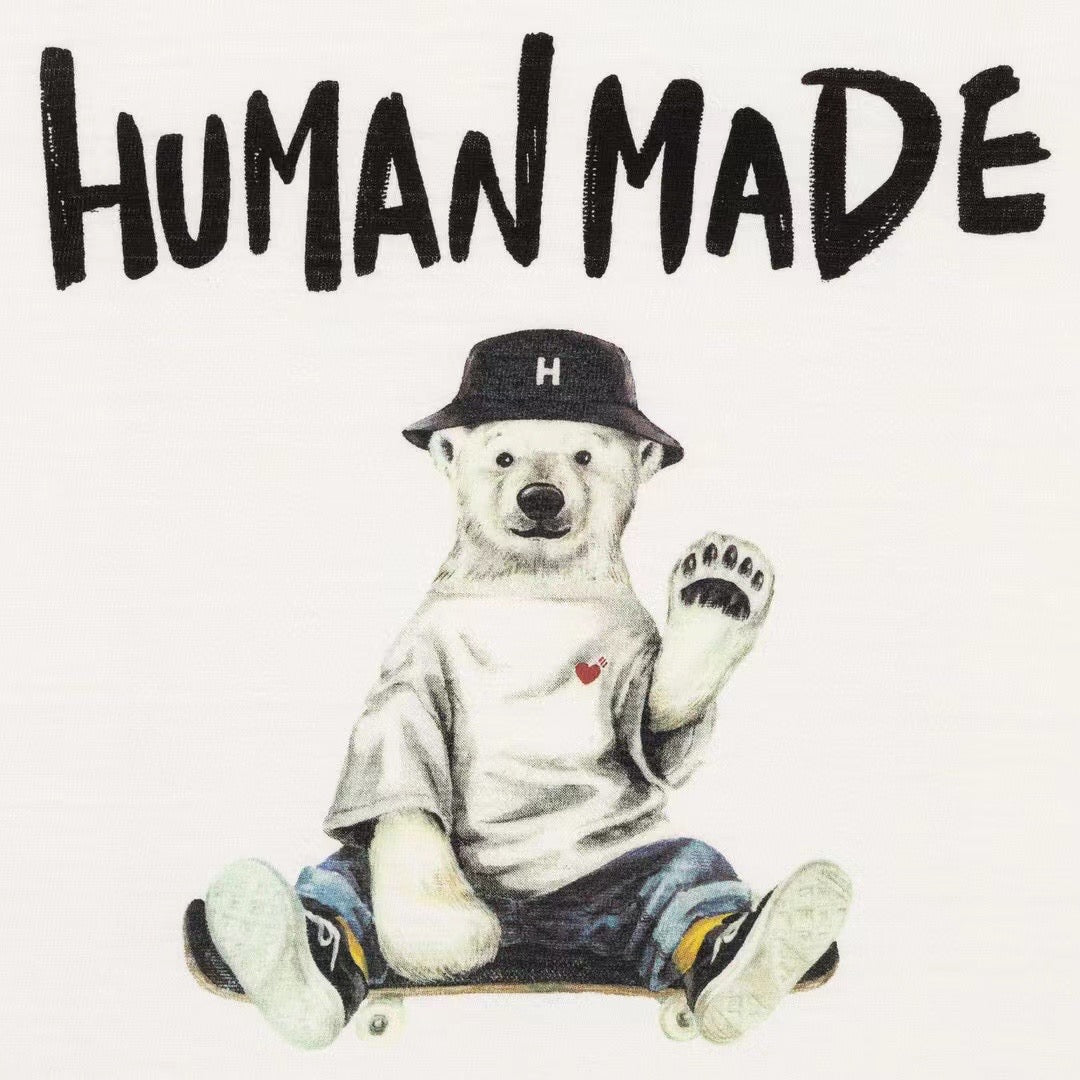 Human made polar bear tee