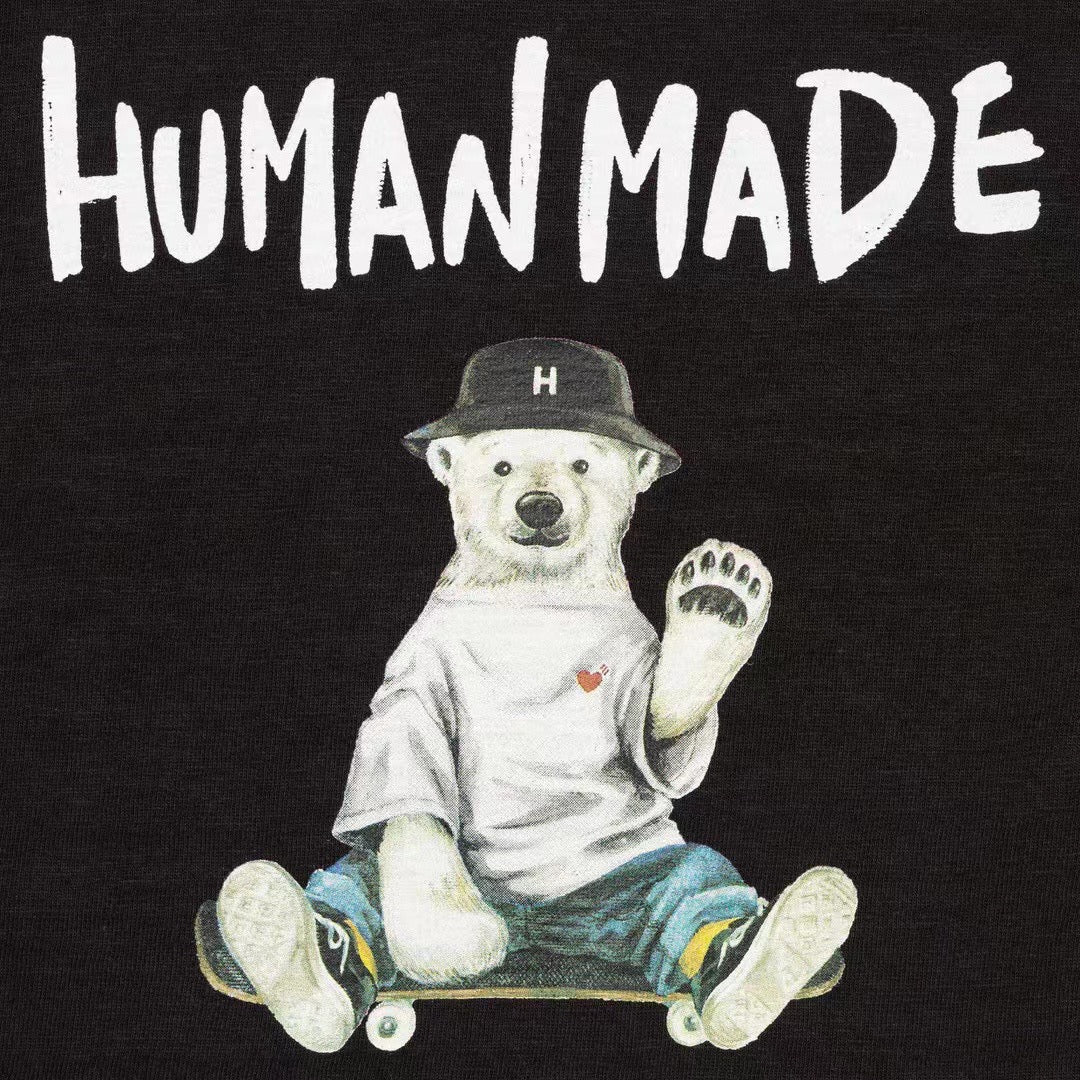 Human made polar bear tee