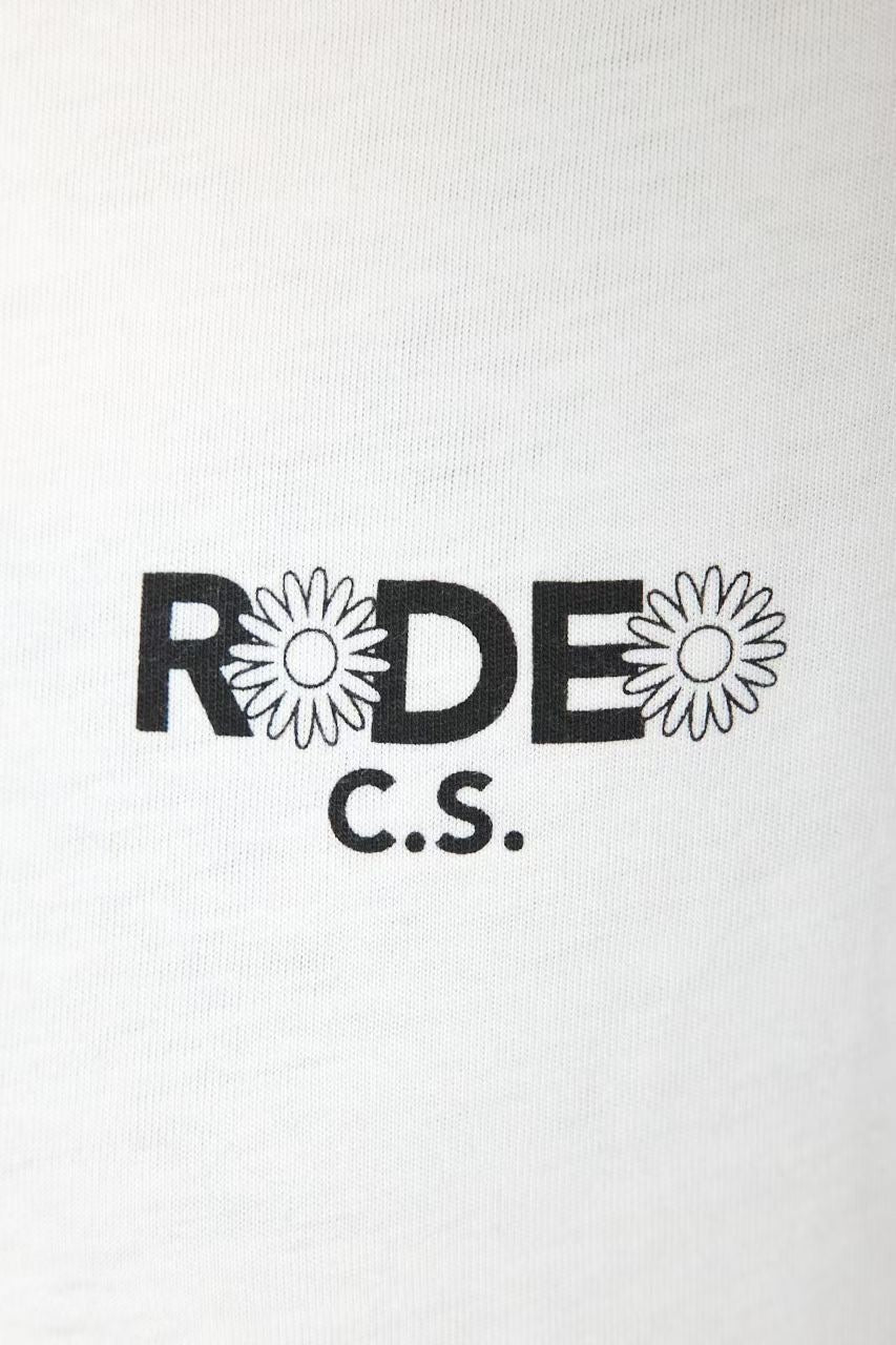 Rodeo crowns flower tee