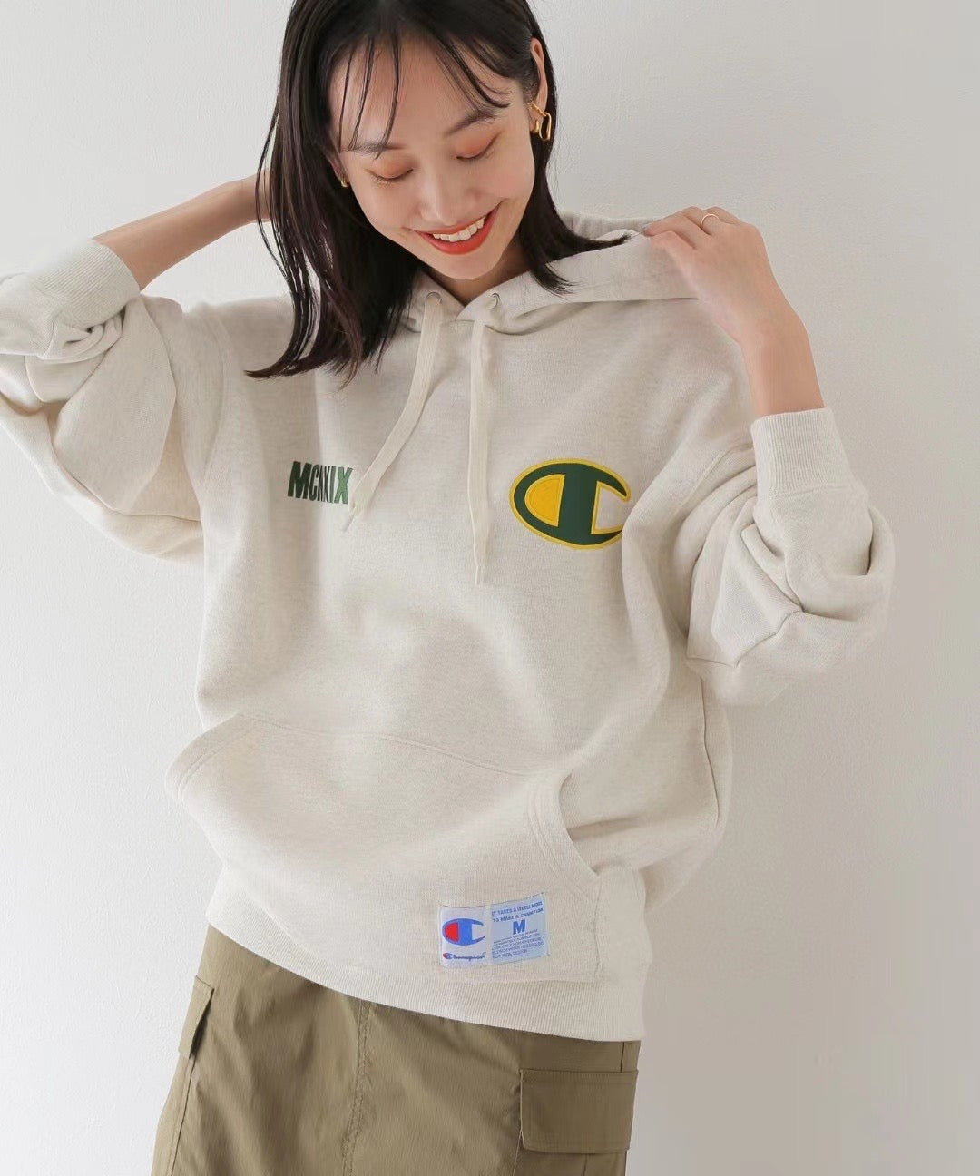 Champion 刺繡hoodies