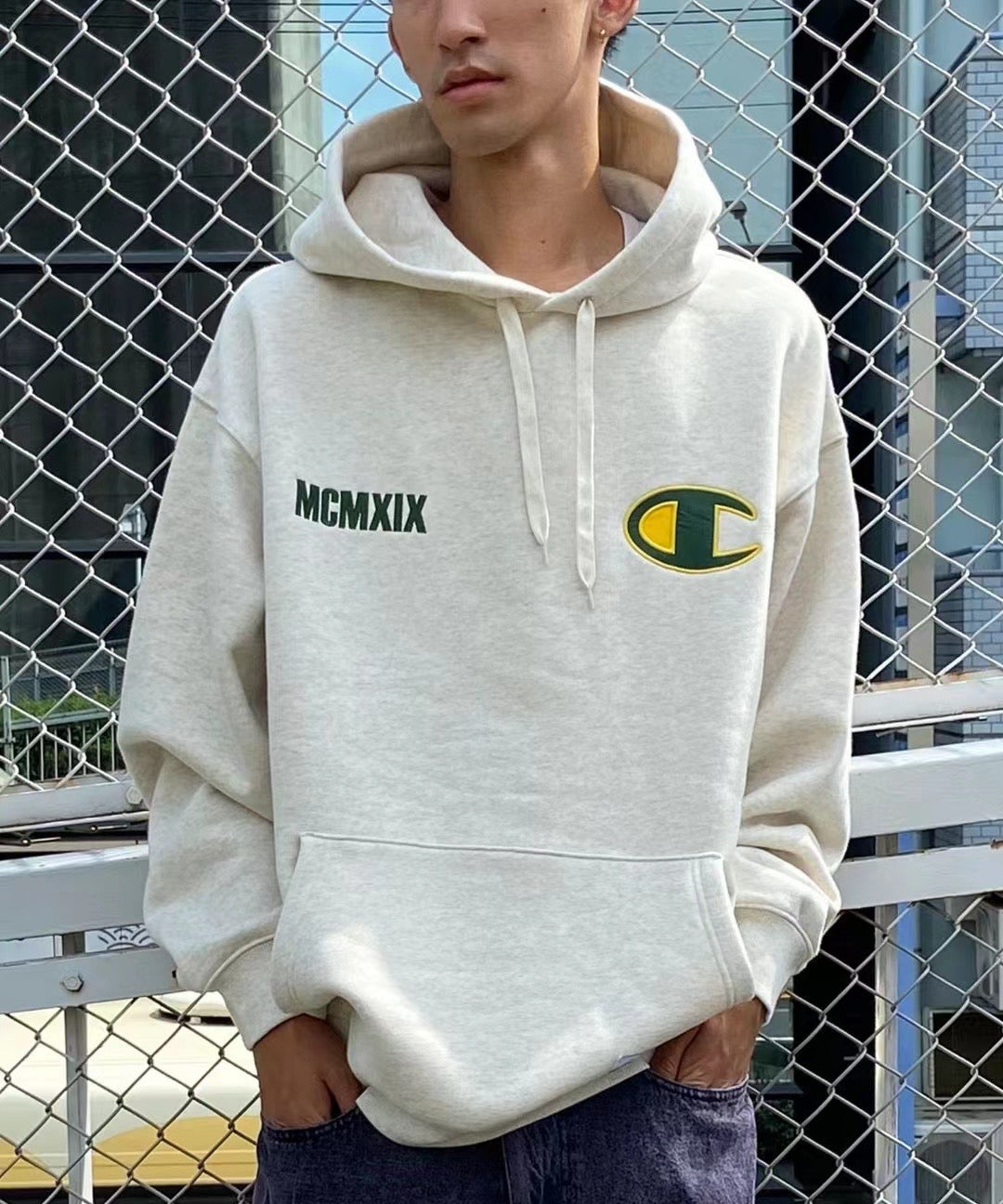 Champion 刺繡hoodies