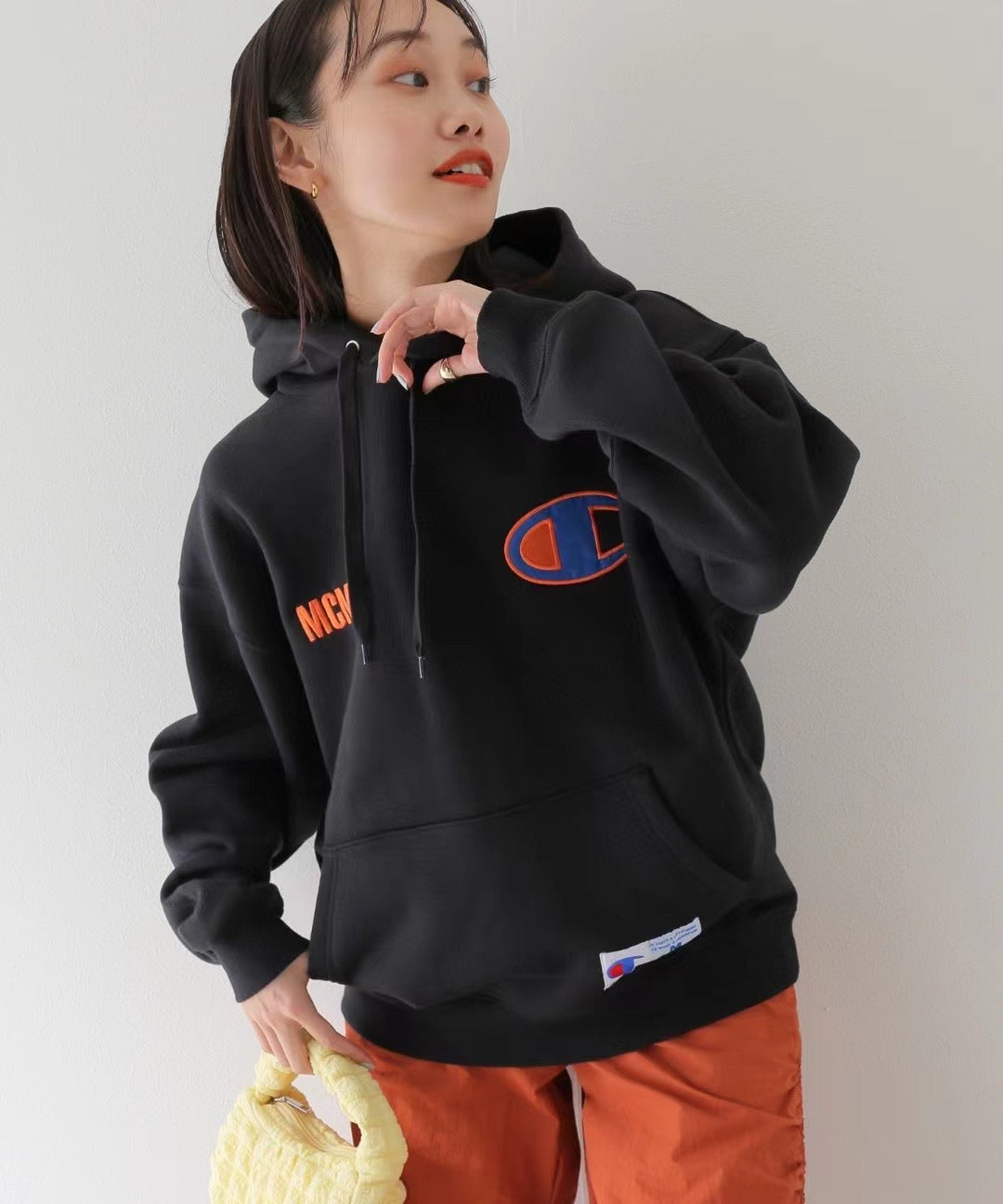 Champion 刺繡hoodies