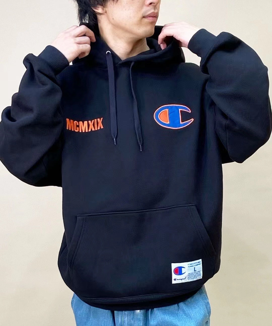 Champion 刺繡hoodies